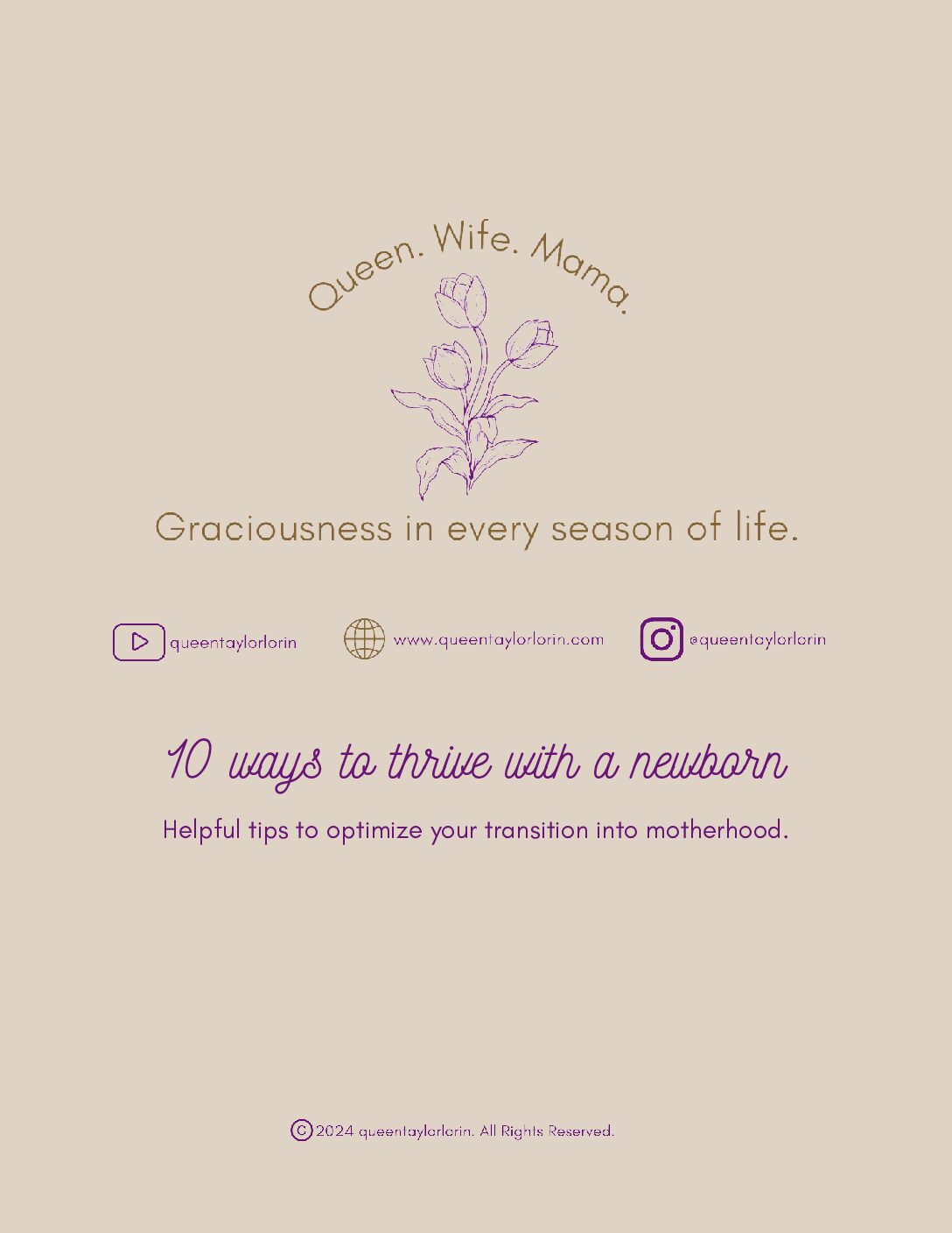 10 ways to thrive with a newborn guide