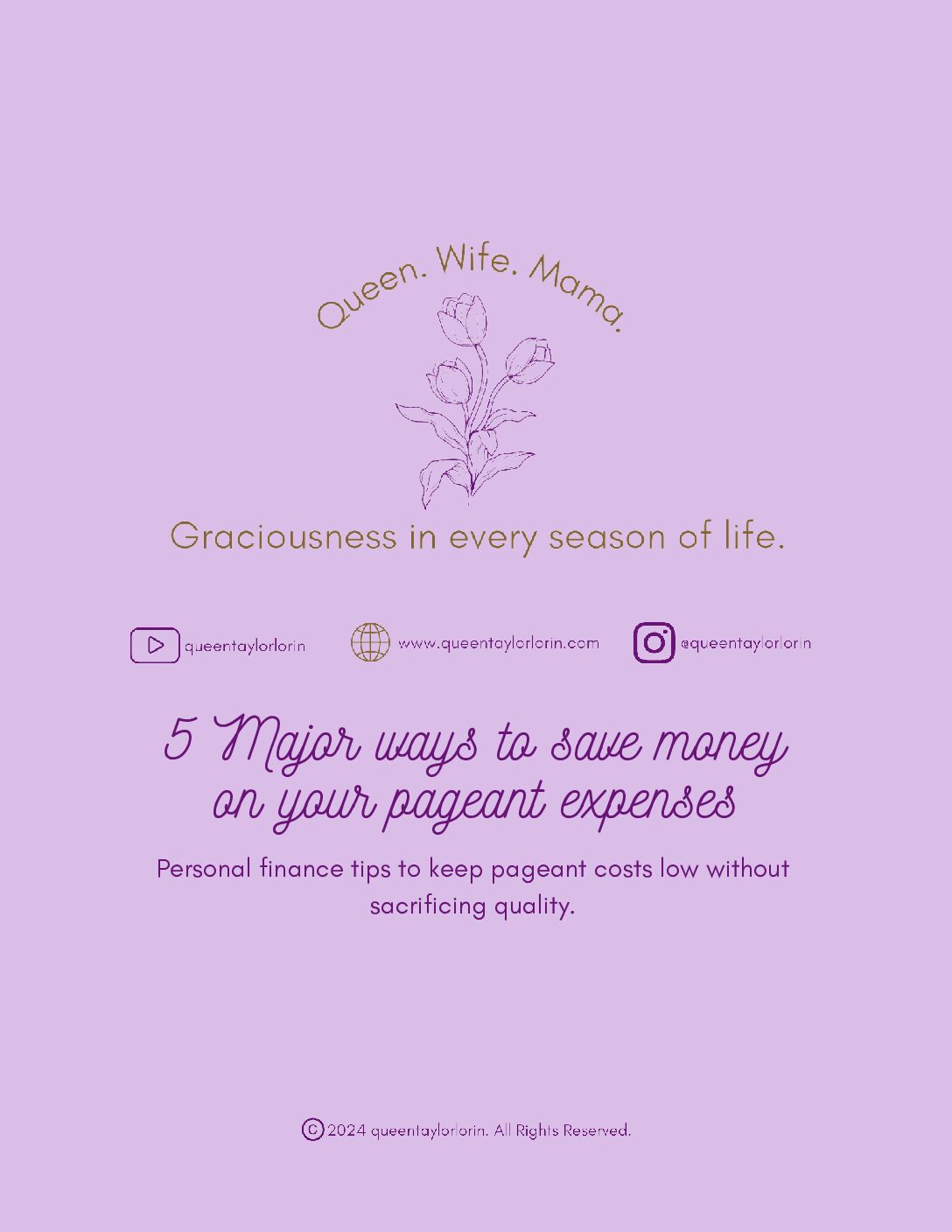 5 Major ways to save money on your pageant expenses guide