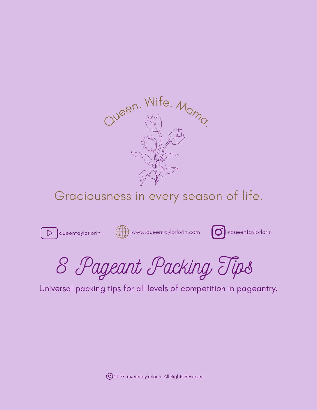 8 Pageant packing tips guide