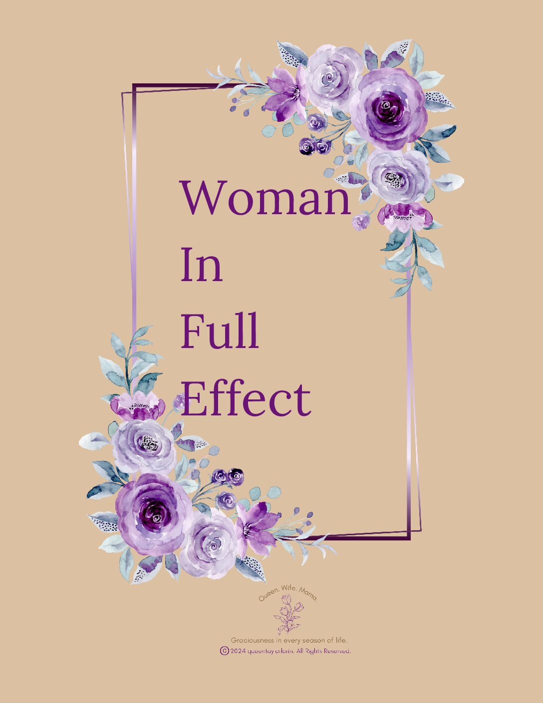 Woman in full effect printable